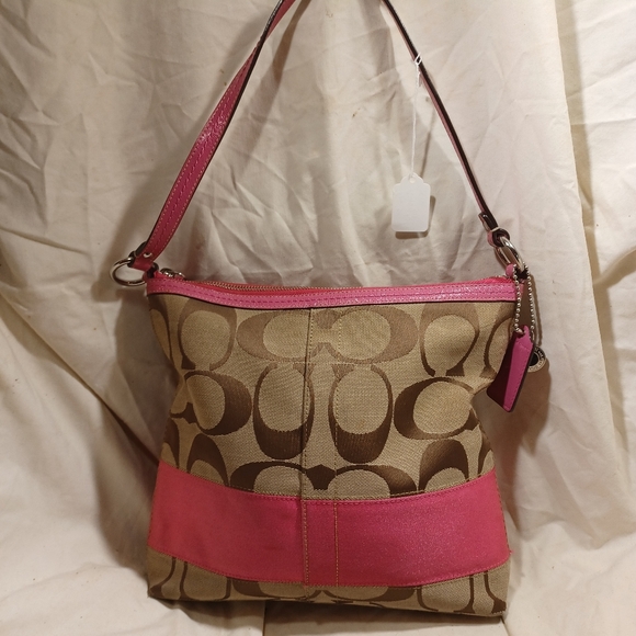 Coach stripe shoulder bag - Picture 6 of 9